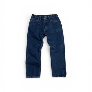 Wrangler Men's Deep Blue Relaxed Jeans